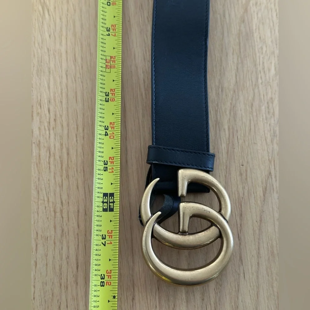 Gucci Big Logo Buckle Belt - Picture 8 of 9
